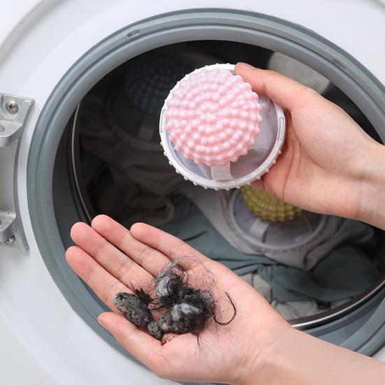 Lint Remover Laundry Floating Hair Filter Reusable Washing Machine Hair Remover Bag Self-Cleaning Mesh Filter