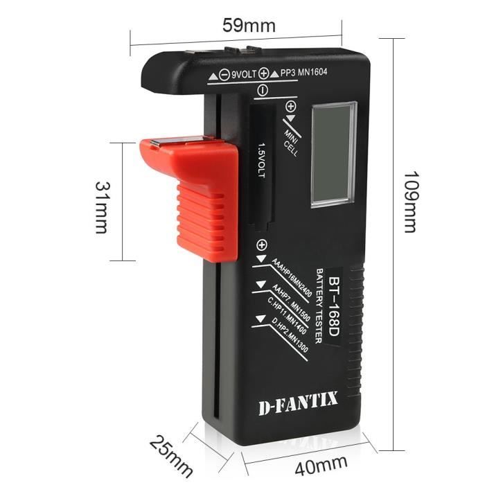 D-fantix testeur de batterie numérique checker