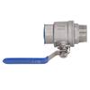 Ball Valve 1in NPT Stainless Steel Straight Ball Valve Fitting Connector for Water Oil