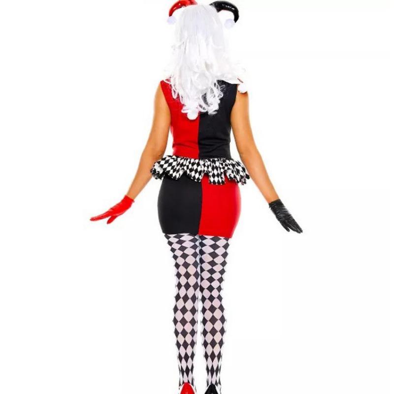 M-XL Halloween costume circus clown show uniform suit cosplay masquerade costume