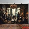 One 2D Flat Gangster Party Background Banner, for Use In Photo Wall decorationXY