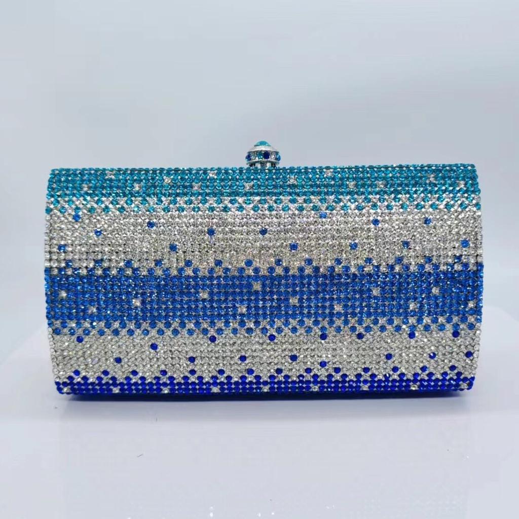 WHTUOHENG Gold Gelb Weißer Diamant Clutch Abendtasche Strass Damen Portemonnaie Kristall Braut Party Handtasche Für Weibliche Hochzeit