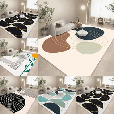 Covor Modern Abstract Linii Blocuri de Culoare Artă Decor Living Lounge Covor Sofa Măsuță de Cafea Covoraș de Podea Dormitor Balcon Covoraș Moale