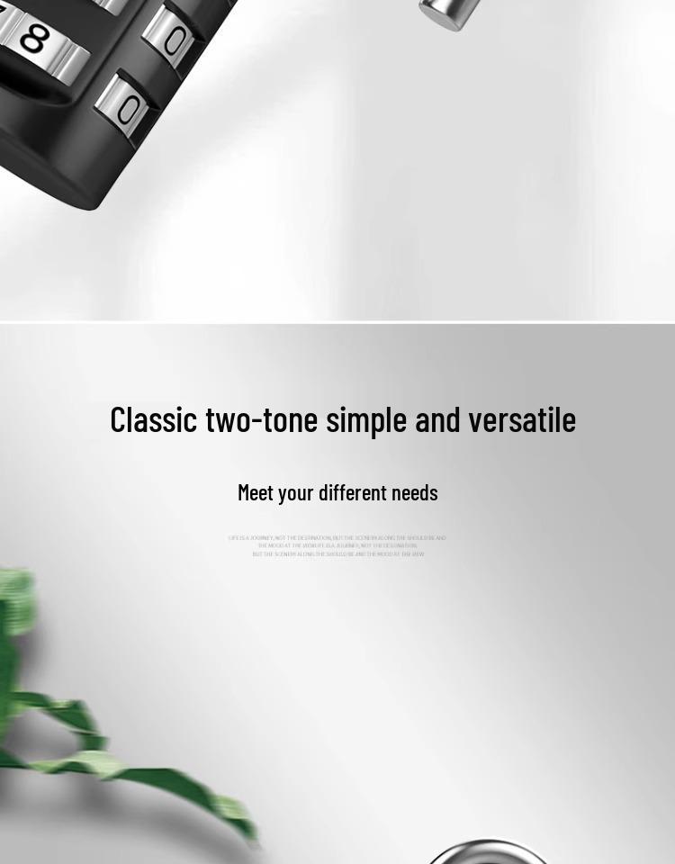 Waterproof Combination Padlock for Home, Outdoor, Suitcase, and Dormitory Lockers