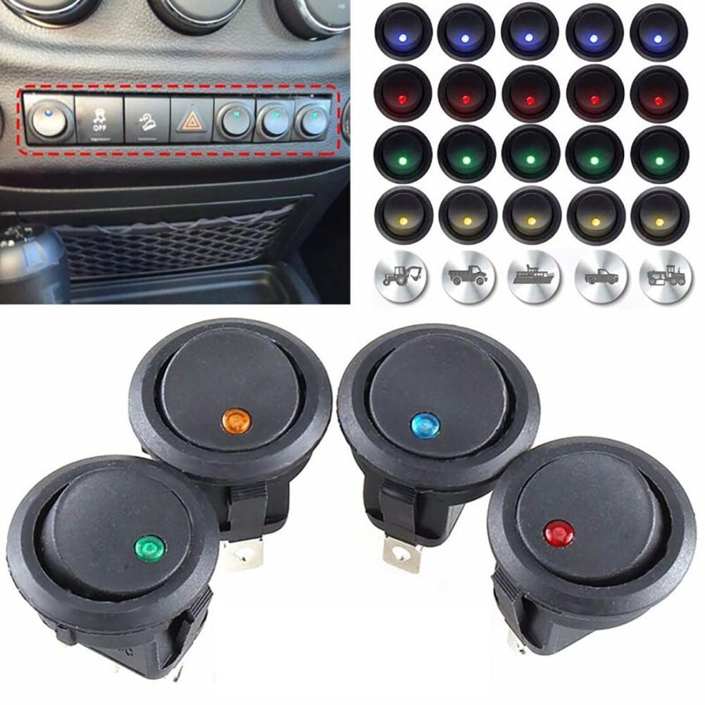 

LED Switch 20A Accessories Boat Car Dash Dashboard красный