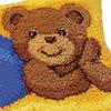 Hook Rug Kits Needlework 50x36cm for Kids Adults Beginners Embroidery Carpet Kit Supplies DIY