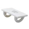 Under Desk Foot Rest Slip Resistant Rocking Foot Stool Ergonomic Office Footrest with Massage Surface for Home White