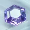 Natural Purple Tanzanite Loose Gemstone 6.90 Ct Fancy Cut for Jewelry Making and Gem Collections