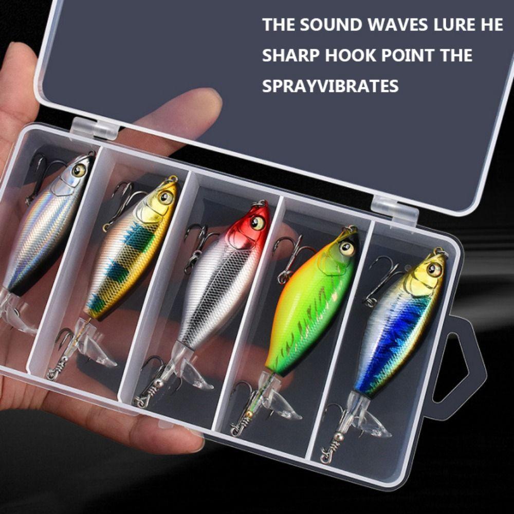 Treble Hook Floating Tractors Propellers 360° Rotate Fake Baits Professional Lure Bait  Blackfish