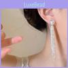 Artificial Pearl Tassel Earrings Geometric Shapes For Womens Collection Trendy