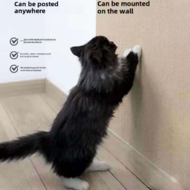 Scraper for Cats Cat Scratching Pads Carpet Cover Self-Adhesive Furniture&Couch Protector Cat Climbing Mat Cat Accessories Toys