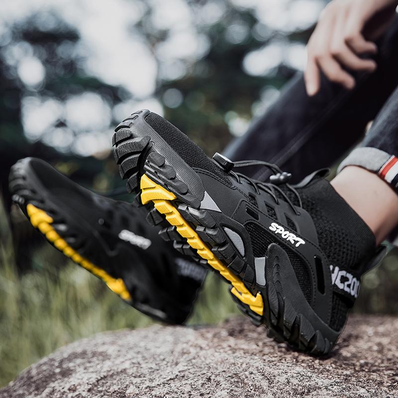 Hiking Shoes for Man Outdoor Comfortable Breathable Mesh High Top Boots Mountaineering Woman Quick Drying Travel Sneaker