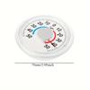 No Battery Dial Thermometer Indoor Outdoor Window Wall Mount -50C to 50C Temperature Gauge Gift for Home Office Use
