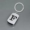 Stainless Steel 26 English Letters Keychain - Stylish Alphabet Pendant for Backpack or Car