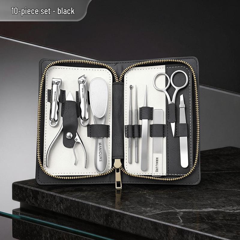 Portable Anti-Splash Nail Clipper & Manicure Set