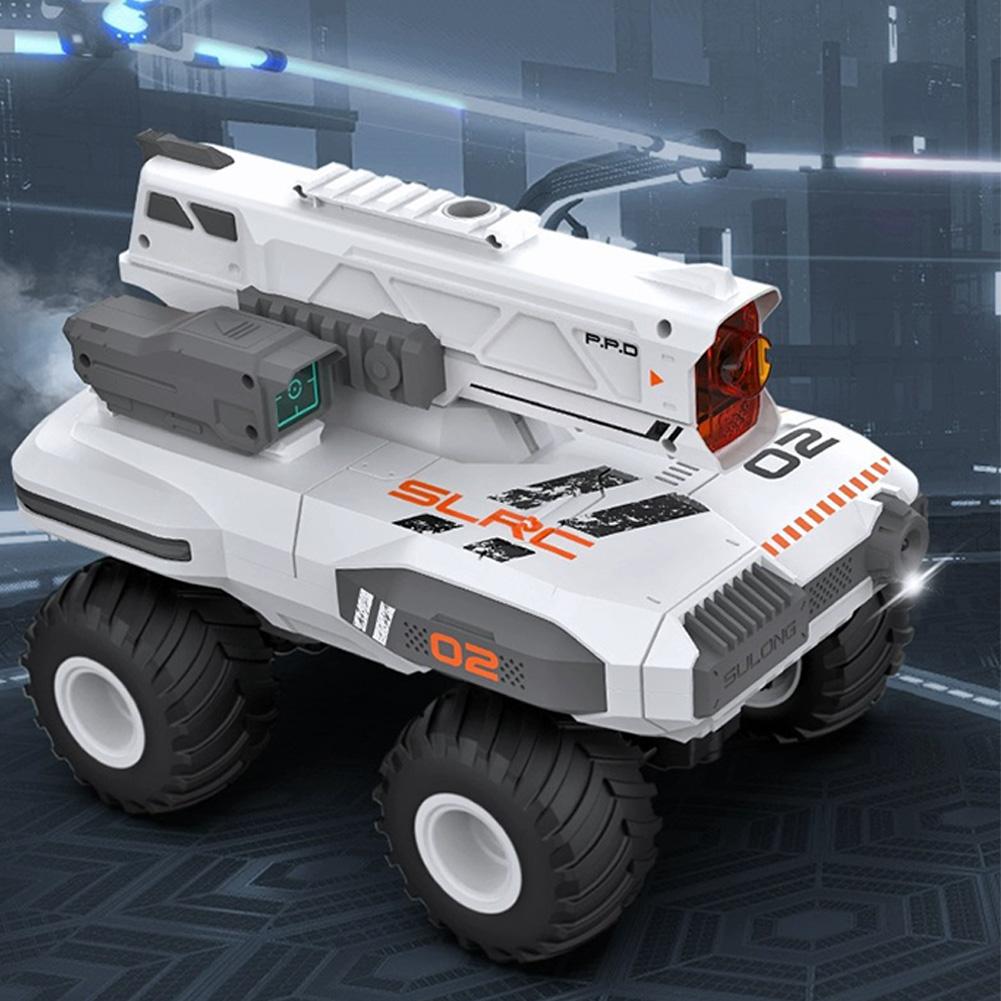 1:14 Scale 2 In 1 Remote Control Car With Water Ball Launcher Spray 2.4G RC Car With Light Gifts For Boys Girls