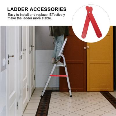 Kit de Reemplazo de Bisagra para Escalera de Aluminio de 2 Piezas Con Barra de Tracción Roja Para Reparación de Escaleras Plegables y de Desván Ferretería para el Hogar