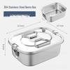 304 Stainless Steel Compartmentalized Lunch Box