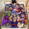 Flanelová deka s motivem Dragon Ball, Vysoce kvalitní, Pohodlná pro všechna roční období, Domácí dekorace, Teplo a pohodlí, Perfektní jako dárek.