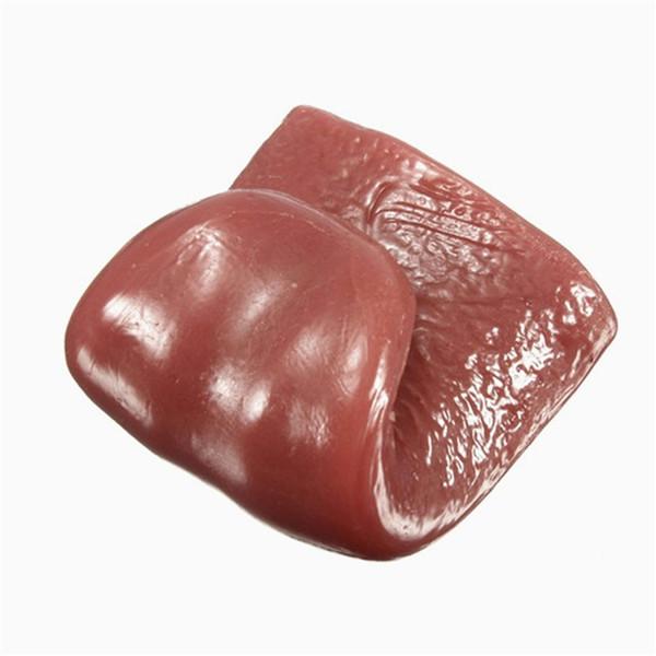 Magic Tricks Joker Prank Toy Realistic Tongue Halloween Toy Tongue Shocker Fun Dress Up Decor Suppli