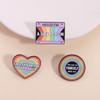 LGBTQ Rainbow Enamel Pin You’re Safe With Me Pride Metal Brooches Lapel Badges Jewelry Gift for Gay Homosex Lesbian Friends