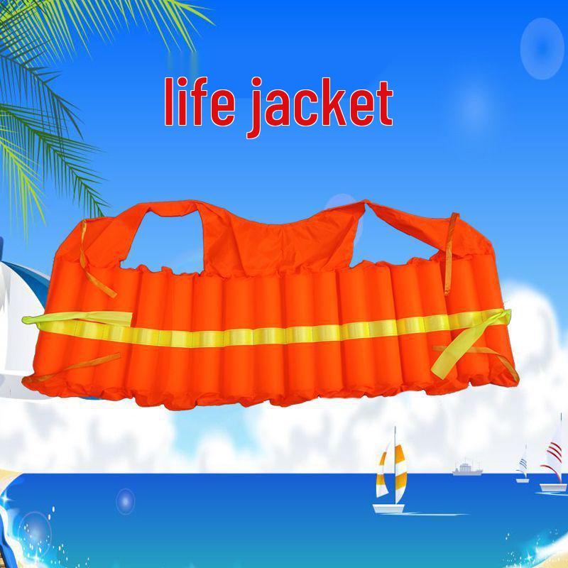 

Portable Foam Life Vest for Kids & Adults - Water Sports & Fishing 12-section Life Jacket [Suitable for 20-30 lbs]