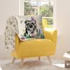 GAGEC Spring Pillow Covers 18x18 Inch English Bulldog Throw Pillowcase Hello Spring Home Sofa Holiday Cushion Case Farmhouse Dog Spring Decorations