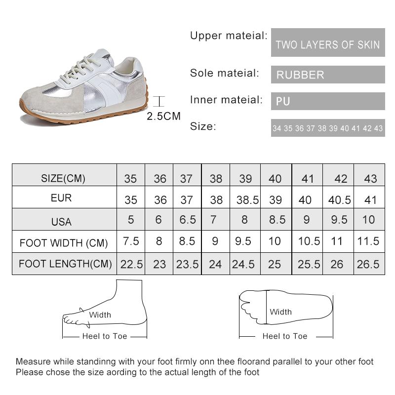 Fashion AIYUQI Forrest Gump Shoes Women Genuine Leather 2025 Spring New Flat Women Moral Training Shoes Casual Sneakers Women