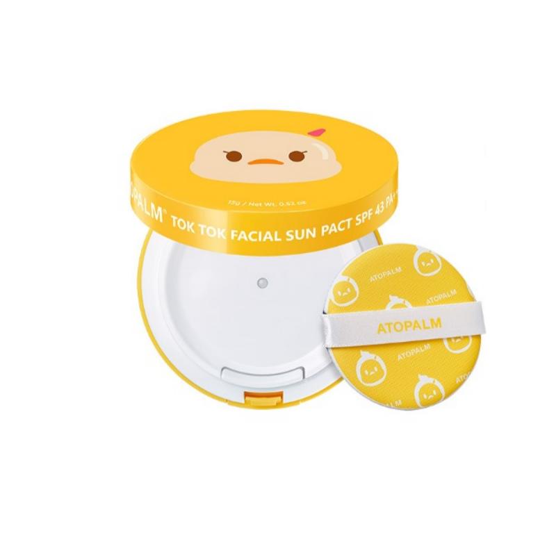 Atopalm (cosmetic brand) Tok Tok Facial Sun Pact SPF43 PA+++ UV Protection Compact 15g