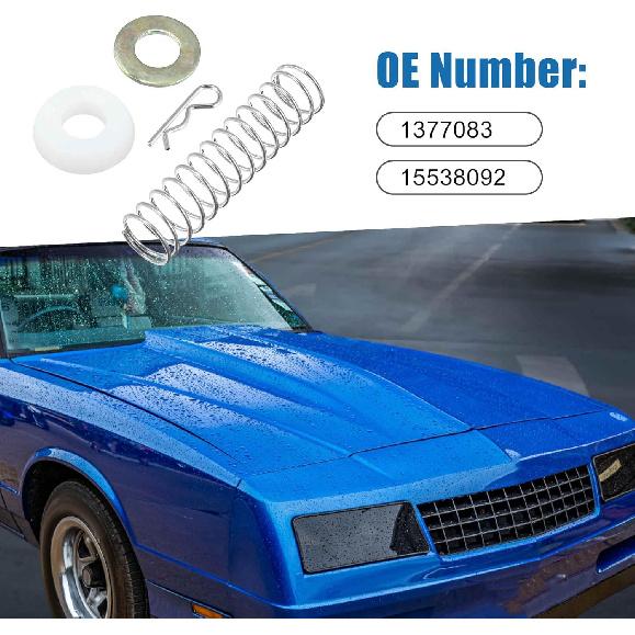 Transmission Shifter Lever Linkage Repair Kit 1377083 15538092 for Chevrolet Monte Carlo 1980-1988 Silver Tone