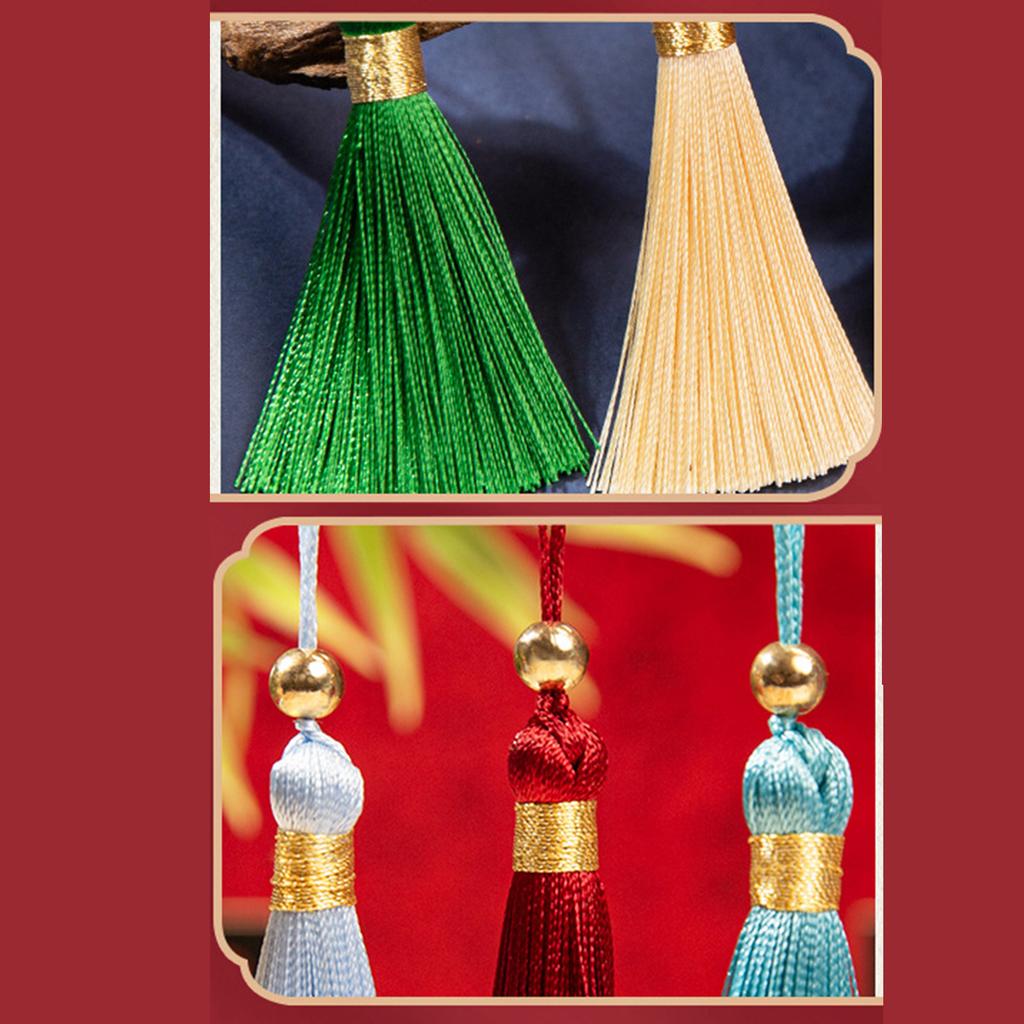 Modische, robuste Quasten aus Perlen in eleganten Designs, lebendige Farben für personalisierte Kreationen und Schmuckzubehör