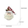10PCS Santa Claus Hanging Decoration Christmas Tree Decoration Handmade Fabric Knitting Dolls Party Ornaments