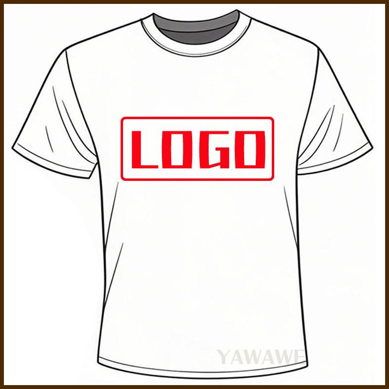 For men Photo Print Minimalist summer t shirt Your Image Text Here Short Sleeve Graphic Tailor made ONeck Solid Color tops