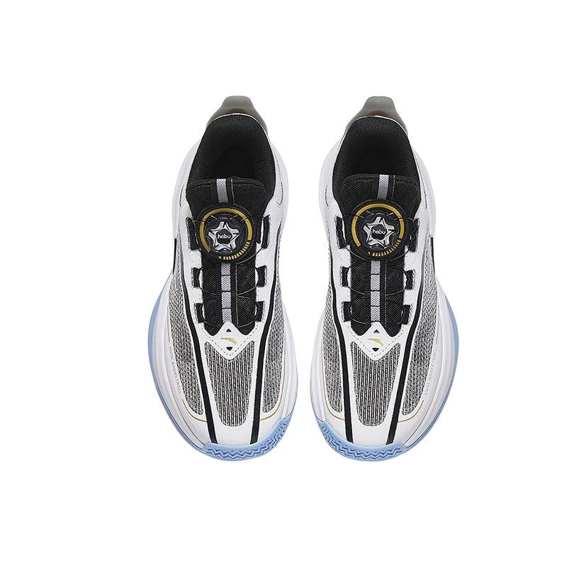 Anta Comfortable Fashionable Non-Slip Durable Low-Top Kids Basketball Shoes Kids Sneakers White Black Silver 312511111