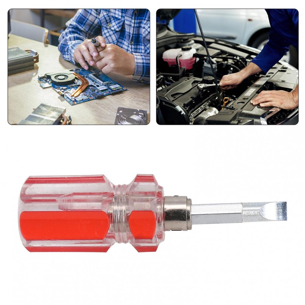 1Pcs Short Handle Screwdriver Screwdriver Precision Screwdriver Mini Short