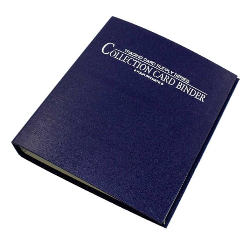Yanoman Collection Card Binder, 4 Pockets, Blue