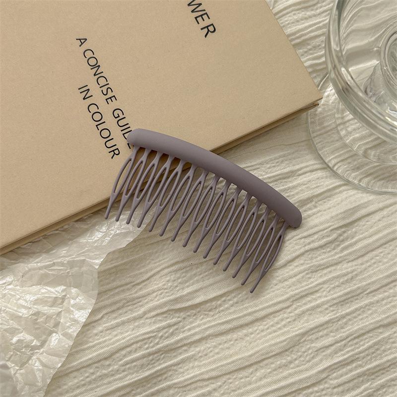 

Женская матовая вставка расческа заколка для волос для вьющихся волос - повязка на голову и органайзер для боковой челки