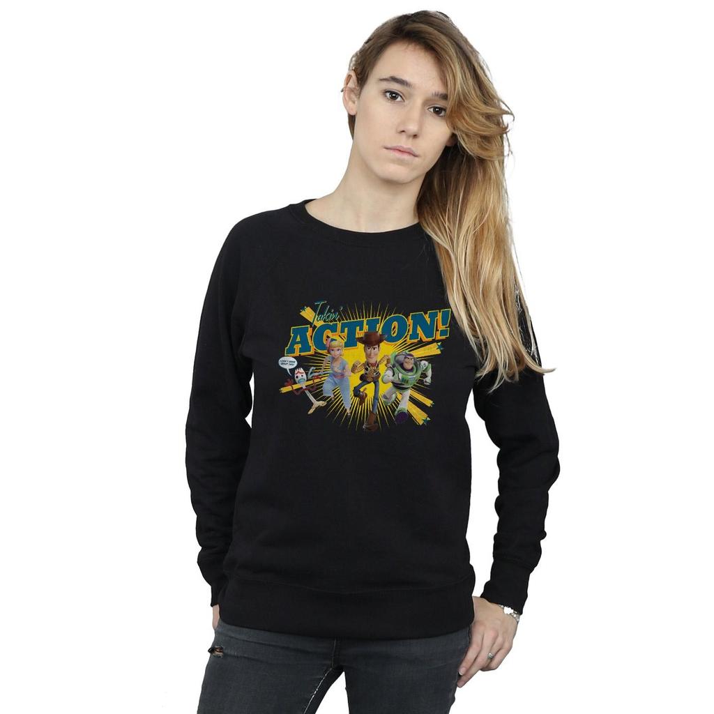 Disney Womens/Ladies Toy Story 4 Takin´ Action Sweatshirt