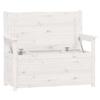Vidaxl Banco, Blanco, 112,5X51,5X96,5 Cm, Madera Maciza de Pino