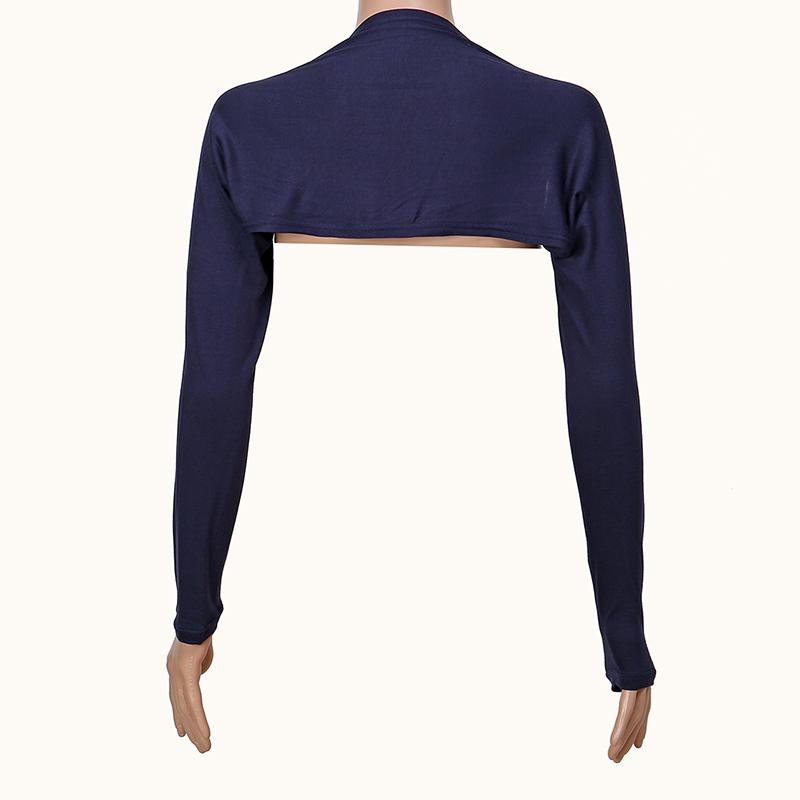 Elastic Modal Cotton Jersey Full Neck Sleeve Woman Muslim Long Arm Cover Shrug Shoulder Oversleeve Suncreen Wear Sleeves