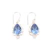 Tanzanite Gemstone 925 Sterling Silver Earrings Statement Jewelry Gift For Her EE-163-4