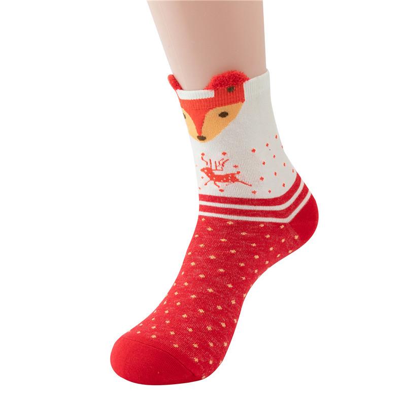 Calcetines de Navidad para Adolescentes de Invierno Calcetines de Dibujos Animados Regalo de Navidad