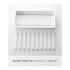 Yamazaki Jitsugyo Under Sink Width Adjustment Pot Lid & Frying Pan Storage Stand W32 White W32 X D14.1 X H14cm Tower Sliding Divider Bar 1359