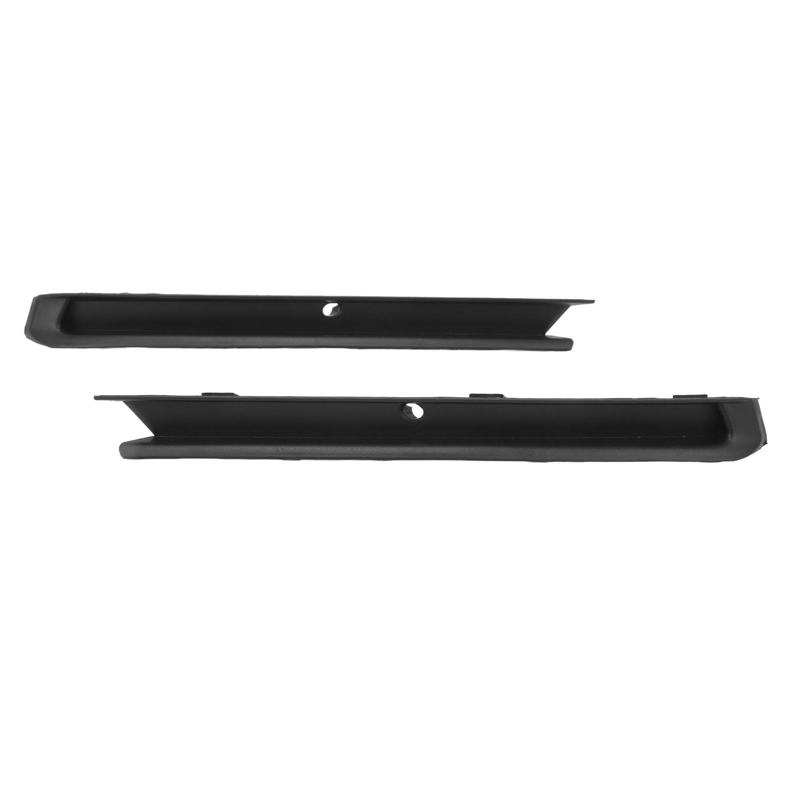 

2pcs Front Bumper Trim With Fog Light Hole 5C6807233A Anti Scratch Stylish Bumper Molding Trim