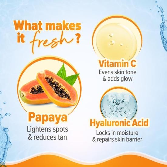 Aqualogica Glow+ Silky Body Lotion for 24-Hour Moisturization with Papaya & Vitamin C- 200 Ml | Hydrates & Nourishes | For Normal To Dry Skin