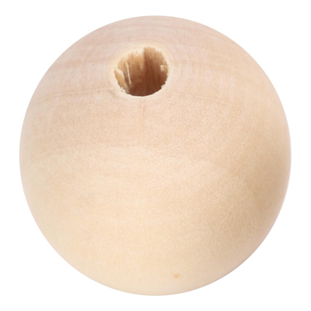 5 Bag Wood Beads Round Necklace HandMade Accessories 22mm/25mm/30mm