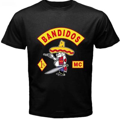 Bandidos MC Support Worldwide SYLB One Percenter Biker 1 Rough New Fashion Mens Short Sleeve T Shirt Cotton T Shirts - Men's ...