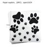 Black Puppy Paw Birthday Party Decor Cat Paw Party Supplies Tableware Cup Plates Balloons For Kids Favors Gifts Baby Shower