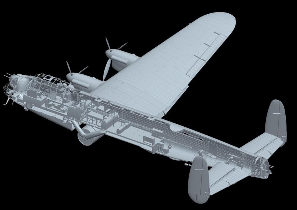 HK Models 1/48 Avro Lancaster B Mk.III Dambuster Plastic Model 01F006