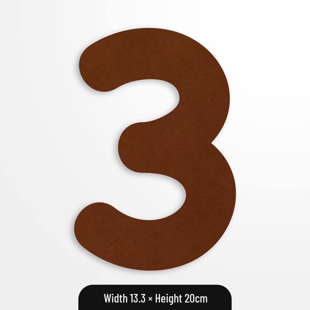 Coffee Forest Style Birthday Letters & Numbers Decoration for Kids' First Birthday Photoshoot